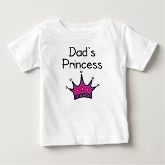 Camiseta De Bebé La princesa de papá