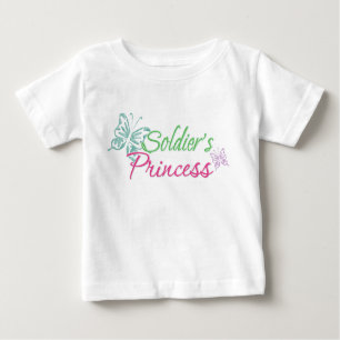 Camiseta De Bebé La princesa del soldado