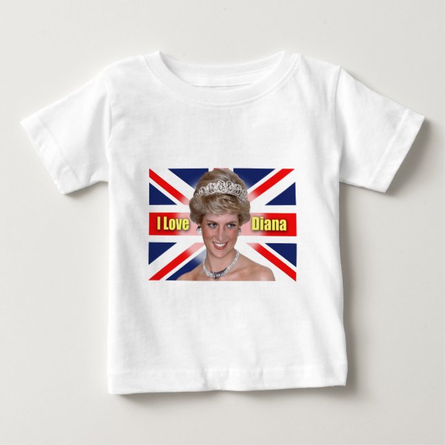 Camiseta De Bebé La princesa Diana (Anverso)