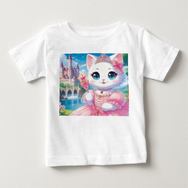 Camiseta De Bebé La Princesa Gatita (Anverso)