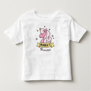Camiseta De Bebé La princesa Girls Shirt de Nonna