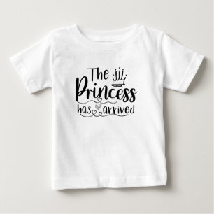 Camiseta De Bebé La princesa ha llegado bebé niña linda