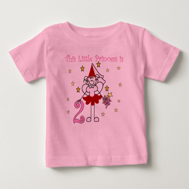 Camiseta De Bebé La Princesa Pequeña Segundo Cumpleaños (Anverso)