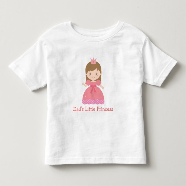 Camiseta De Bebé La Princesita de Papá (Anverso)
