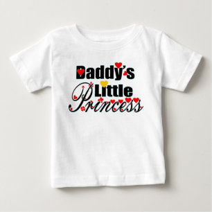 Camiseta De Bebé ❤✔La Princesita de Papá Fab Respirable con Volante