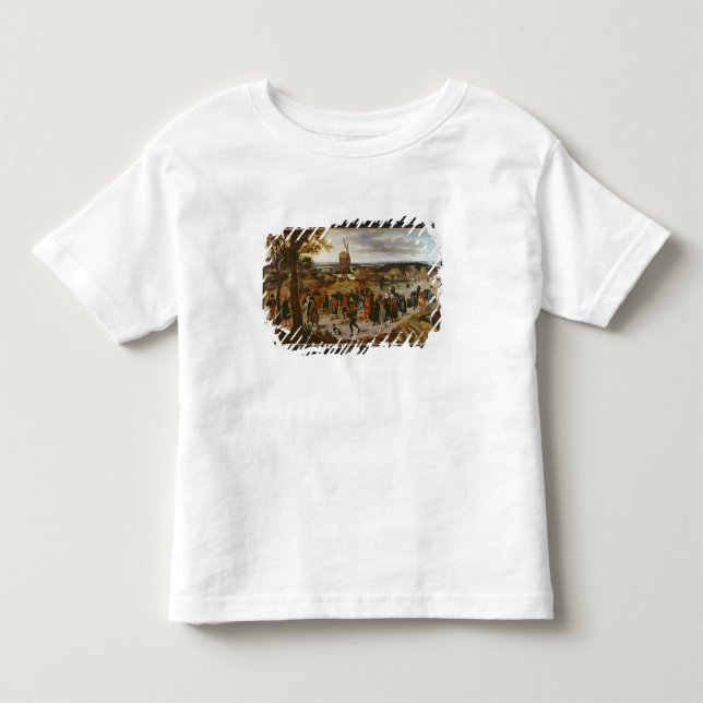 Camiseta De Bebé La procesión Boda (Anverso)