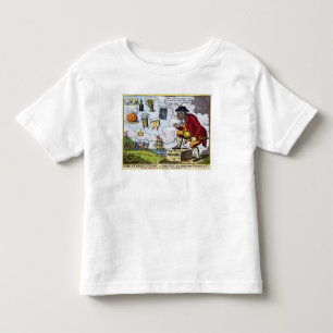 Camiseta De Bebé La progresión toxicológica, Juan Bull que mira
