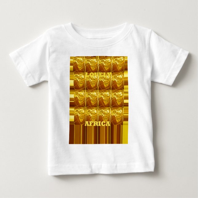 Camiseta De Bebé La promesa dorada de África (Anverso)