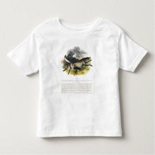 Camiseta De Bebé La PU educativa del ilustracion del lobo (lupus de