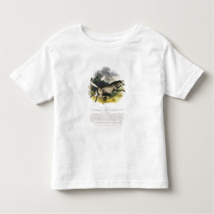 Camiseta De Bebé La PU educativa del ilustracion del lobo (lupus de