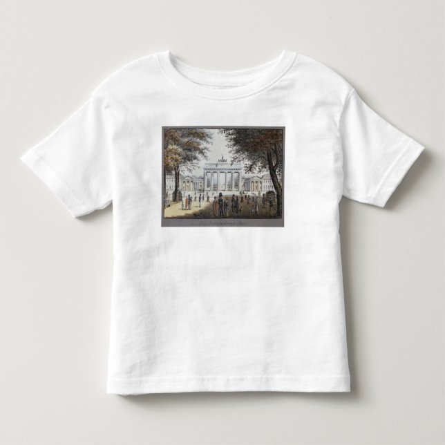 Camiseta De Bebé La puerta de Brandeburgo, Berlín (Anverso)