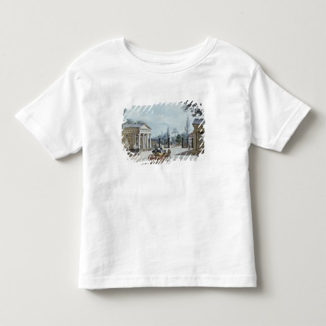 Camiseta De Bebé La puerta de Leipzig, Berlín (Anverso)