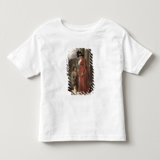 Camiseta De Bebé La puerta del escudero, c.1790 (aceite en lona) (Anverso)