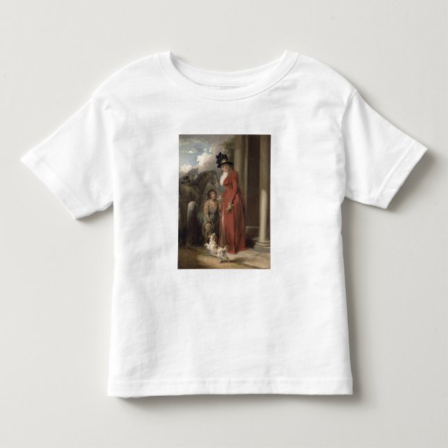 Camiseta De Bebé La puerta del escudero, c.1790 (aceite en lona) (Anverso)