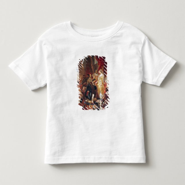 Camiseta De Bebé La recepción de Cristóbal Colón (Anverso)