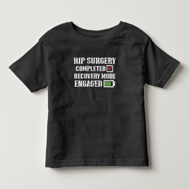 Camiseta De Bebé La recuperación de la cirugía del reemplazo de la (Anverso)