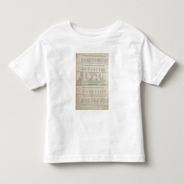 Camiseta De Bebé La reina en su litera (Anverso)