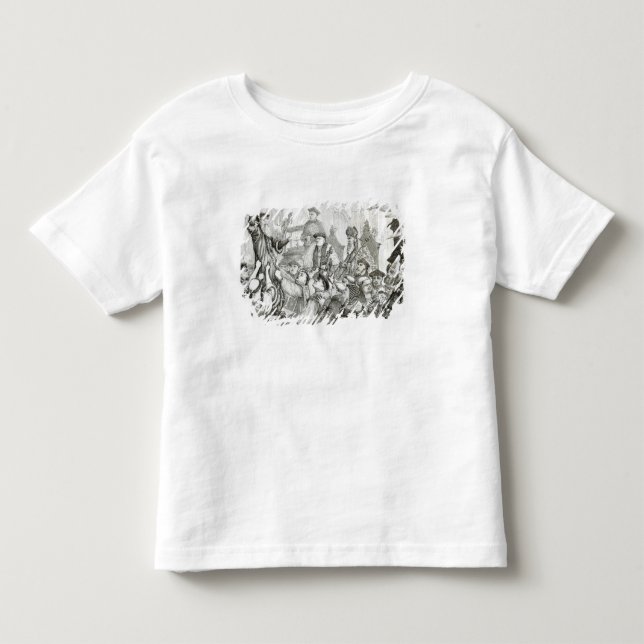 Camiseta De Bebé La retractación del arzobispo Cranmer (Anverso)