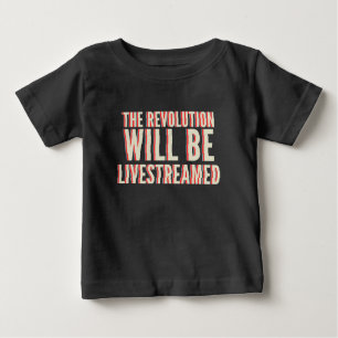 Camiseta De Bebé La revolución será transmitida en vivo