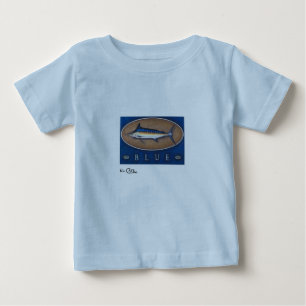 Camiseta De Bebé La ropa del niño de la aguja azul