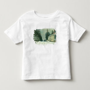 Camiseta De Bebé La Route de Louveciennes, Hiver, 1874 (aceite en