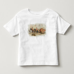 Camiseta De Bebé La rueda de lotería, grabada por el artista, 1805