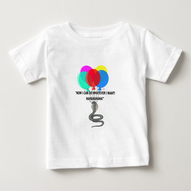 Camiseta De Bebé La serpiente voladora (Anverso)