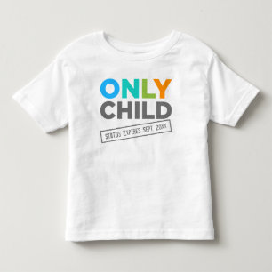 Camiseta De Bebé La situación del hijo único expira [su fecha]