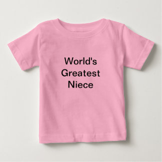 Camiseta De Bebé La sobrina más grande de los mundos - tío