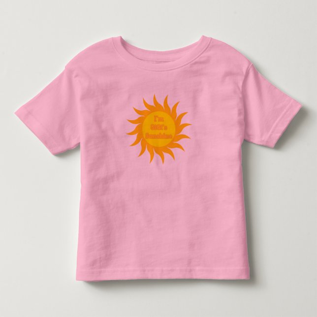 Camiseta De Bebé La sol de GiGi (Anverso)