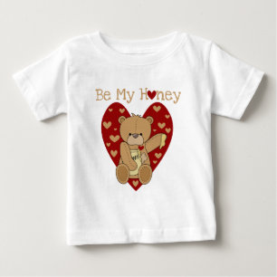 Camiseta De Bebé La tarjeta del día de San Valentín sea mis