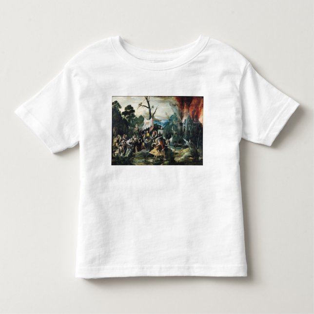 Camiseta De Bebé La tentación de St Anthony 2 (Anverso)