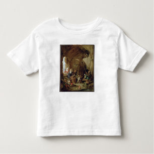 Camiseta De Bebé La tentación de St Anthony en una caverna rocosa