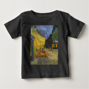 Camiseta De Bebé La terraza del Van Gogh Cafe Post-Impresionista
