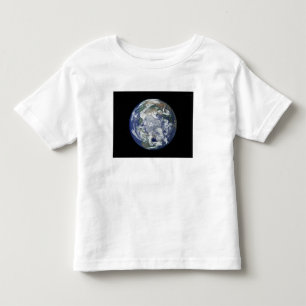 Camiseta De Bebé La tierra completamente encendida se centró en el