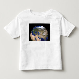 Camiseta De Bebé La tierra de mármol azul de la generación