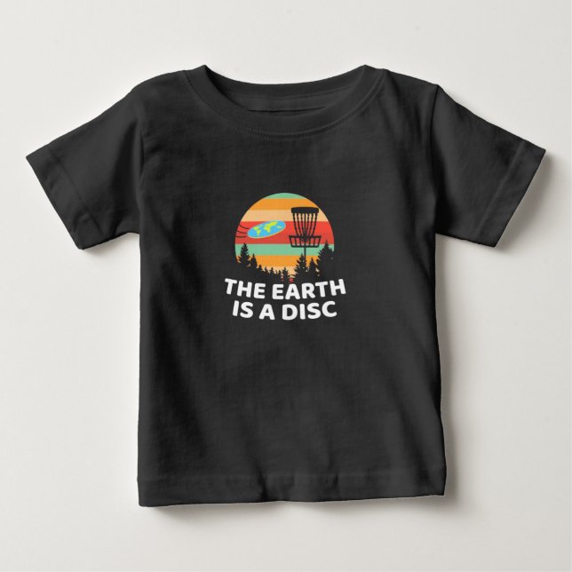 Camiseta De Bebé La Tierra Es Un Golf De Disco (Anverso)