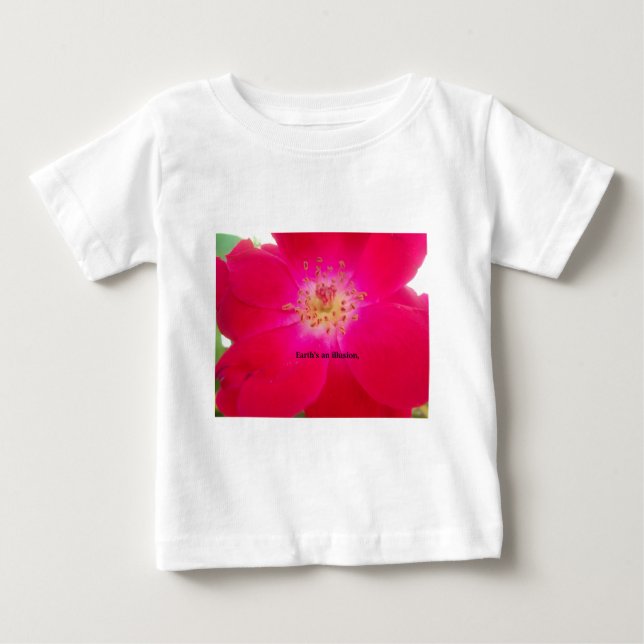 Camiseta De Bebé La Tierra es una ilusión (Anverso)