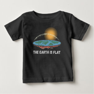 Camiseta De Bebé La Tierra Es Una Teoría Llanamente Humorística