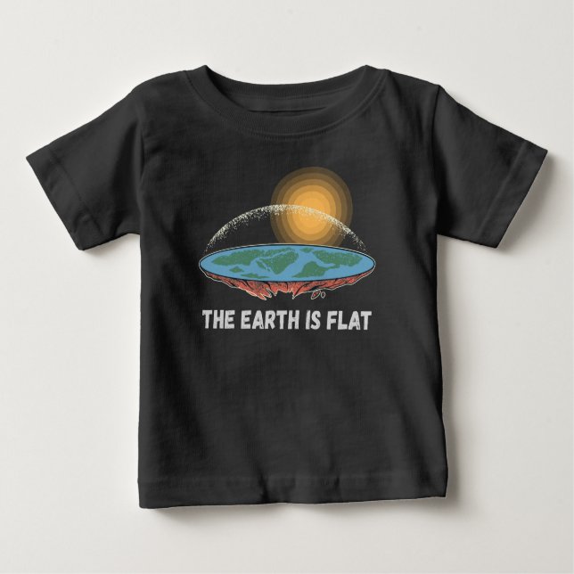Camiseta De Bebé La Tierra Es Una Teoría Llanamente Humorística (Anverso)
