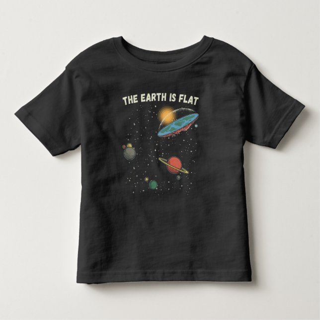 Camiseta De Bebé La Tierra Es Una Teoría Llanamente Humorística (Anverso)