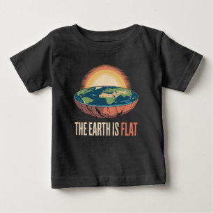 Camiseta De Bebé La Tierra Es Una Teoría Llanamente Humorística