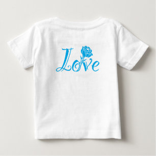 Camiseta De Bebé La tipografía conoce a la naturaleza: el Rosa del