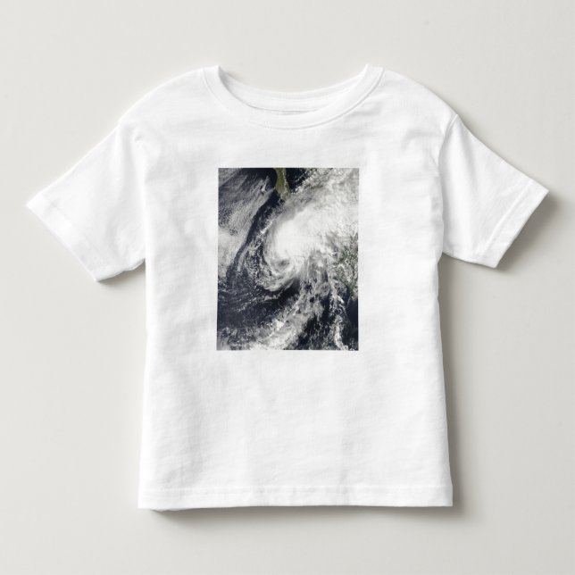 Camiseta De Bebé La tormenta tropical Rick se acerca a México (Anverso)