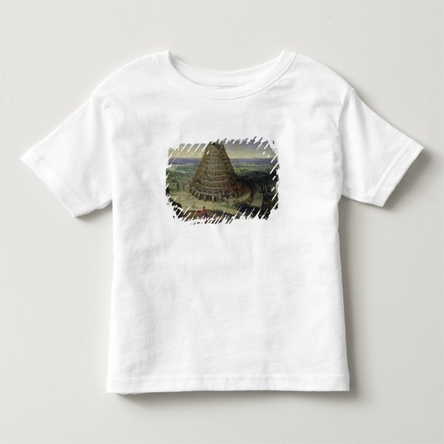 Camiseta De Bebé La torre de Babel, 1594 (Anverso)