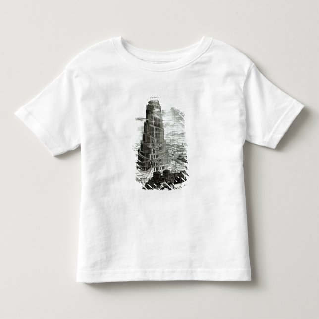 Camiseta De Bebé La torre de Babel, 1679 (Anverso)