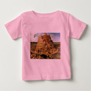 Camiseta De Bebé "La torre de Babel" de Pieter Bruegel (alrededor d