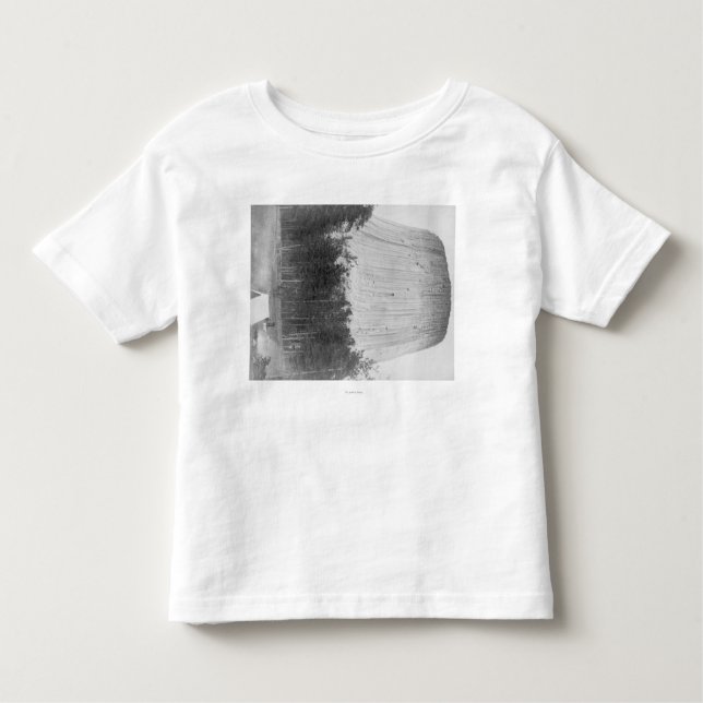 Camiseta De Bebé La torre del diablo con 4 personas en el primero (Anverso)