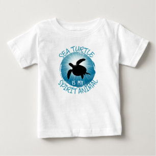 Camiseta De Bebé La tortuga marina es mi animal espiritual