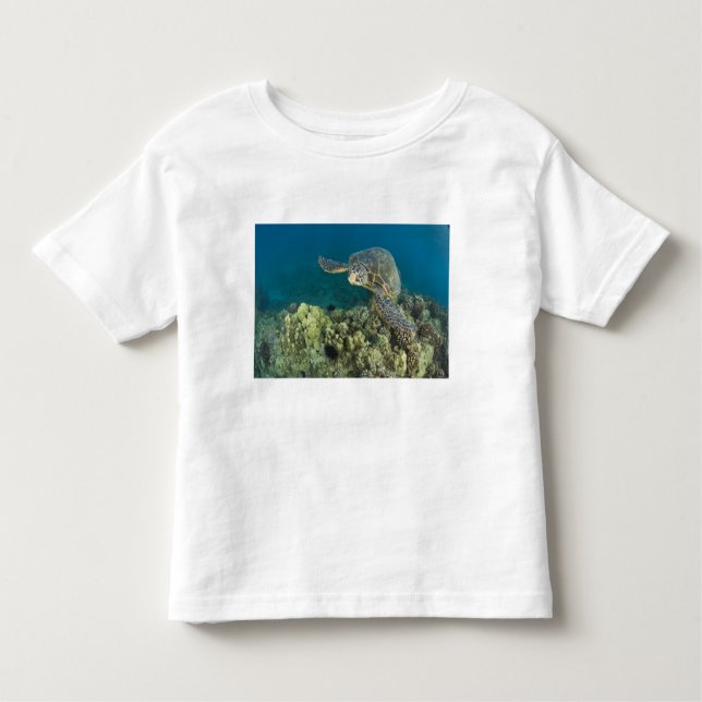 Camiseta De Bebé La tortuga verde (Chelonia mydas) es la 2 (Anverso)